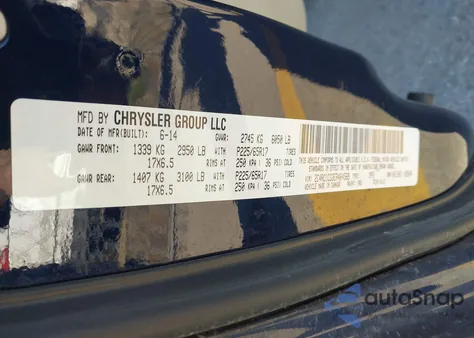 2014 Chrysler Town & Country Touring-L from USA, damaged, VIN 2C4RC1CG3ER464569